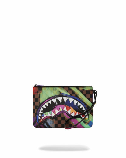SHARKS IN PARIS CITY STREAKS CROSSOVER CLUTCH | Sprayground Near Me