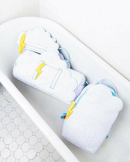 CLOUDY WITH A CHANCE OF SHARK CROSSOVER CLUTCH | Sprayground Online