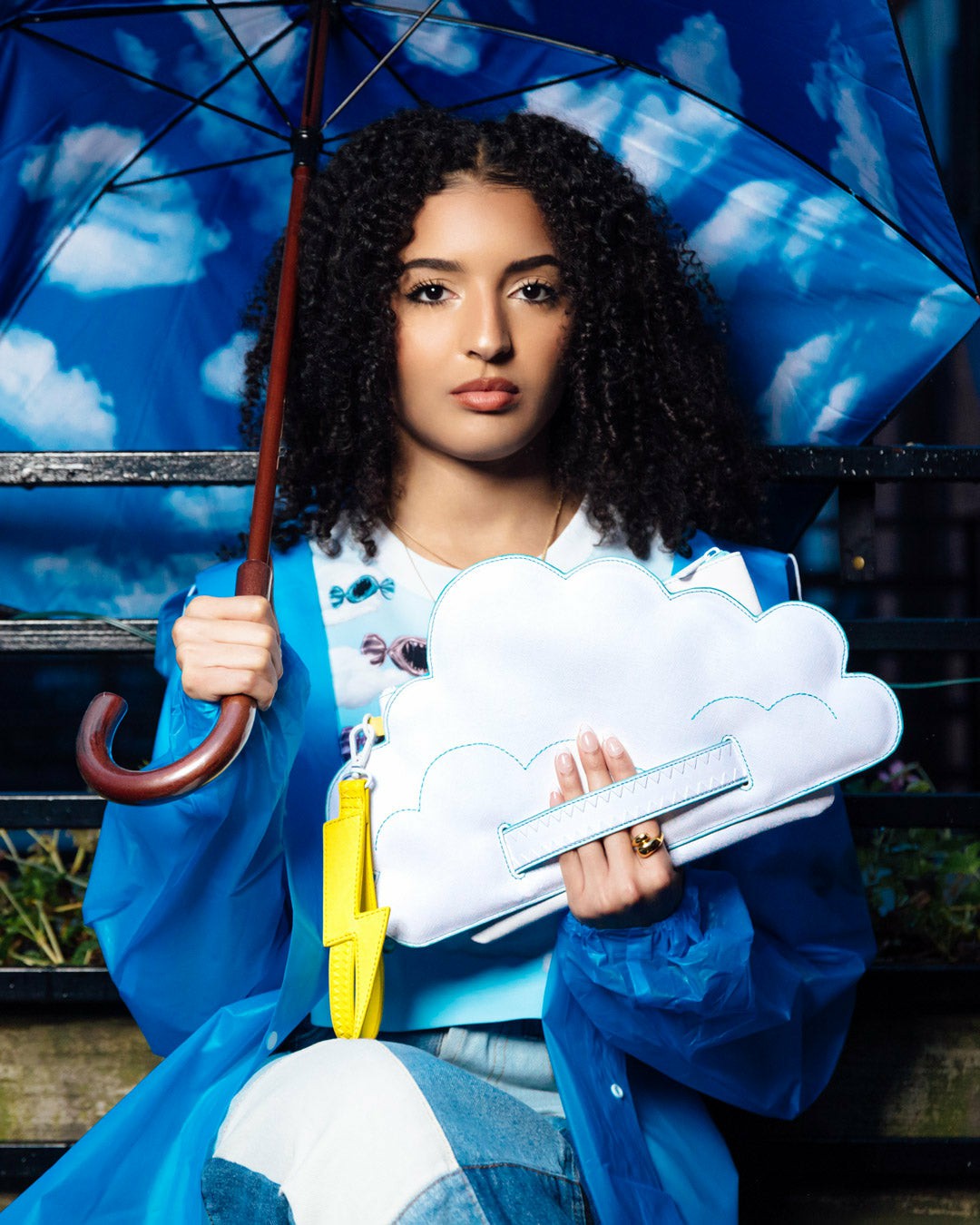CLOUDY WITH A CHANCE OF SHARK CROSSOVER CLUTCH | Sprayground Online