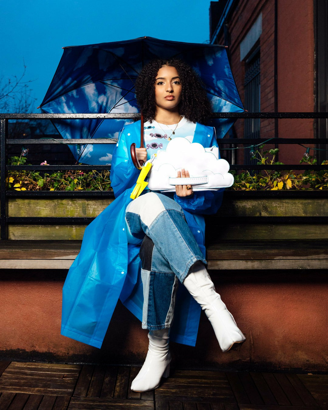 CLOUDY WITH A CHANCE OF SHARK CROSSOVER CLUTCH | Sprayground Online
