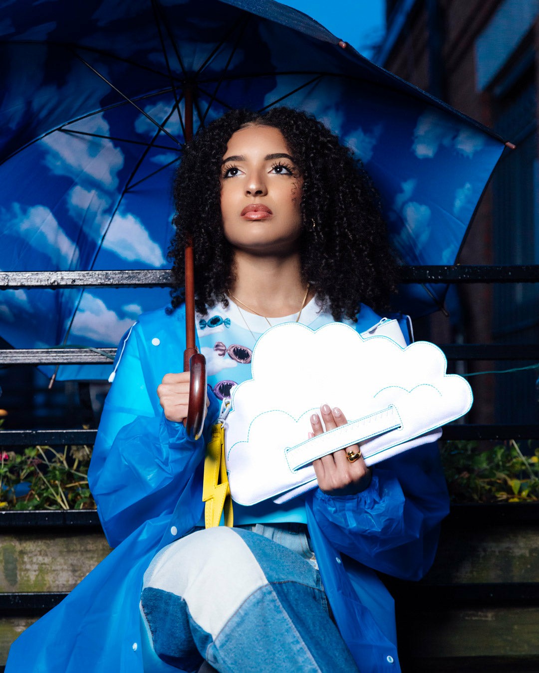 CLOUDY WITH A CHANCE OF SHARK CROSSOVER CLUTCH | Sprayground Online