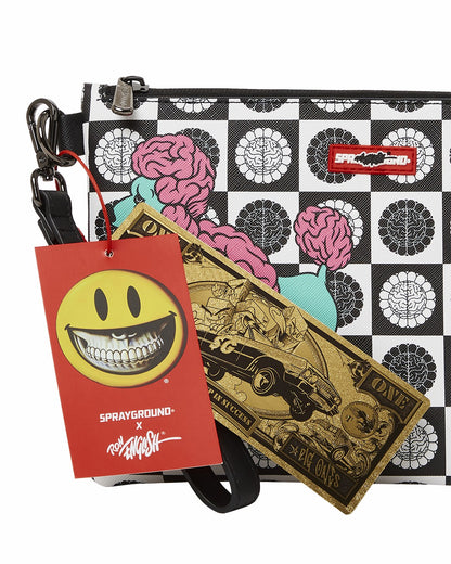 POODLE CHECK RON ENGLISH COLLAB POUCHETTE | Sprayground US