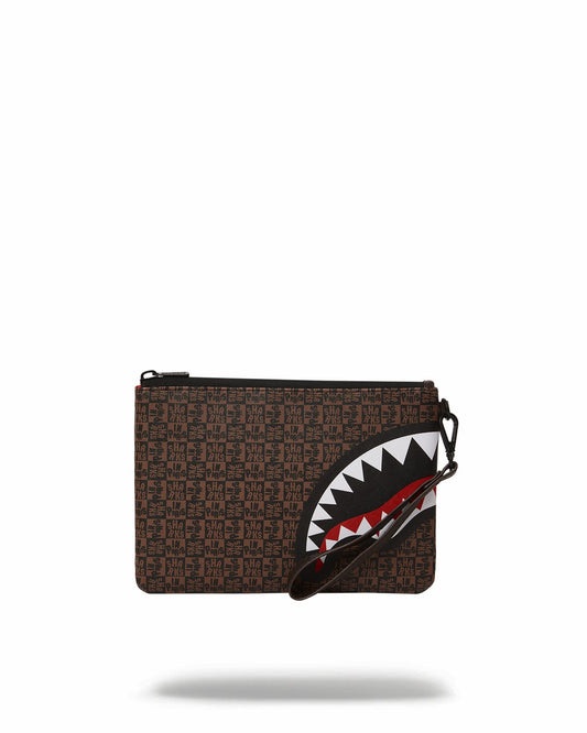 FRENZY SHARKS CROSSOVER CLUTCH | Sprayground Discount