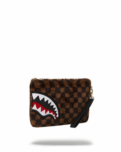 FURRR SHARKS IN PARIS CROSSOVER CLUTCH | Sprayground for sale