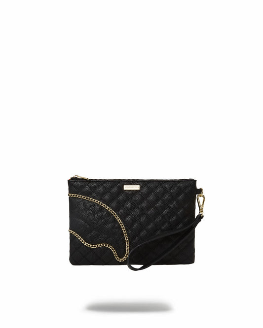 LEVELED UP SPLIT QUILT SHARK CROSSOVER CLUTCH | Sprayground Online