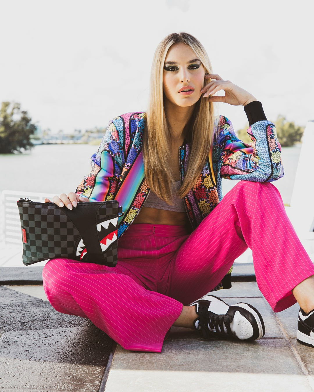HENNY AIIR TO THE THRONE CROSSOVER CLUTCH | Sprayground for sale