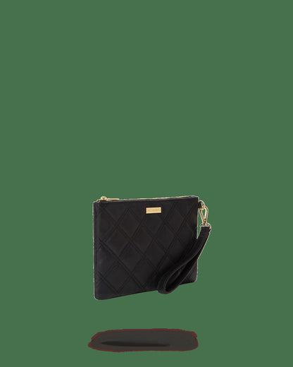NOIR QUILT GOLD CHAIN SHARK CROSSOVER CLUTCH | Sprayground Near Me