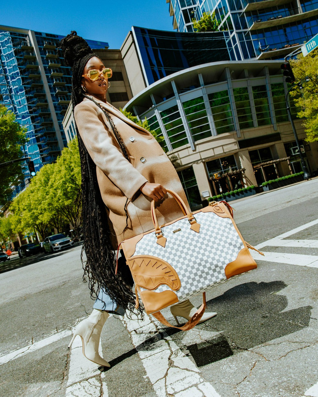 HENNY LATTE PYRAMID DUFFLE | Sprayground Online