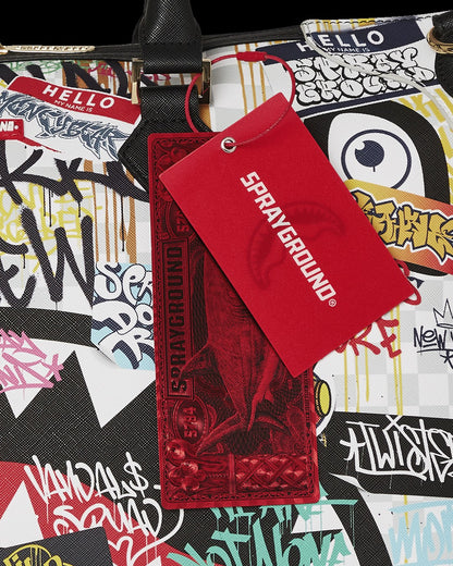 CREATE ANOTHER DAY PYRAMID DUFFLE | Sprayground for sale