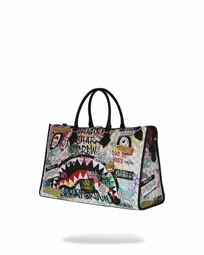 CREATE ANOTHER DAY PYRAMID DUFFLE | Sprayground for sale