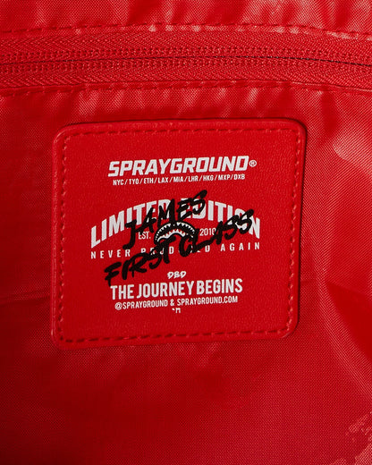 JAMES FIRST CLASS GLOBAL TAKEOFF PYRAMID DUFFLE | Sprayground Clearance