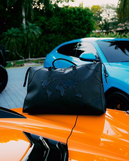 JAMES FIRST CLASS GLOBAL TAKEOFF PYRAMID DUFFLE | Sprayground Clearance