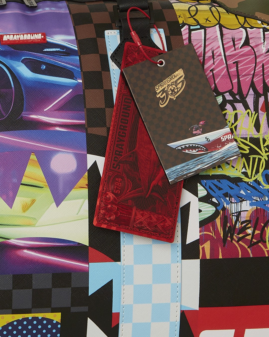 SHARK MASTERPIECES PYRAMID LARGE DUFFLE | Sprayground Near Me