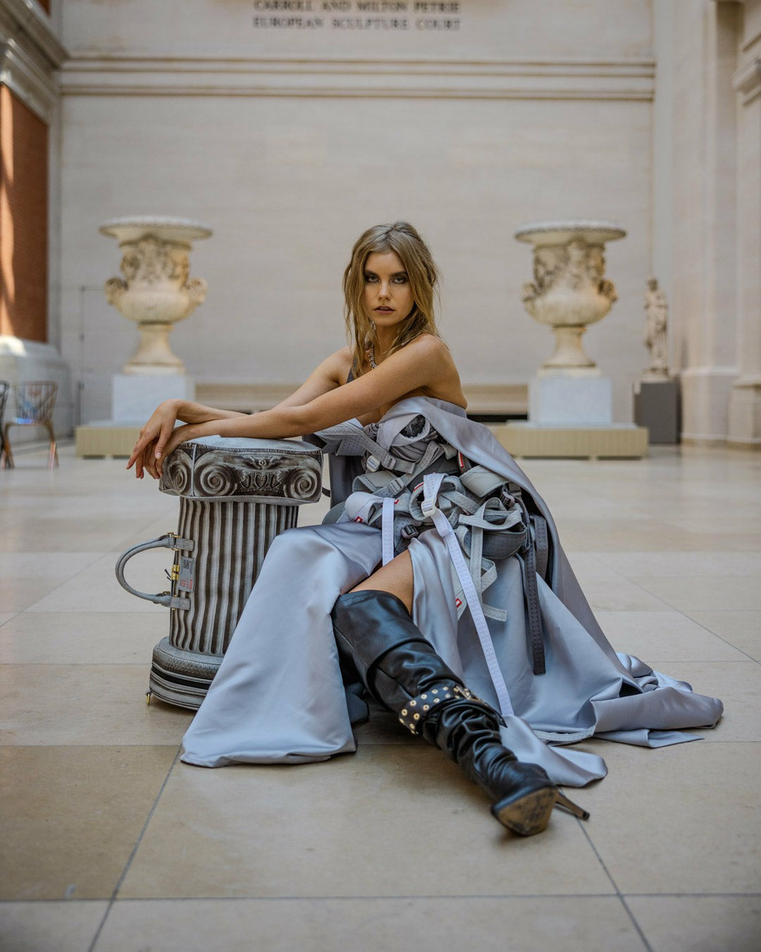 THE MET GREEK TEMPLE OF SARDIS COLUMN DUFFLE | Sprayground Clearance