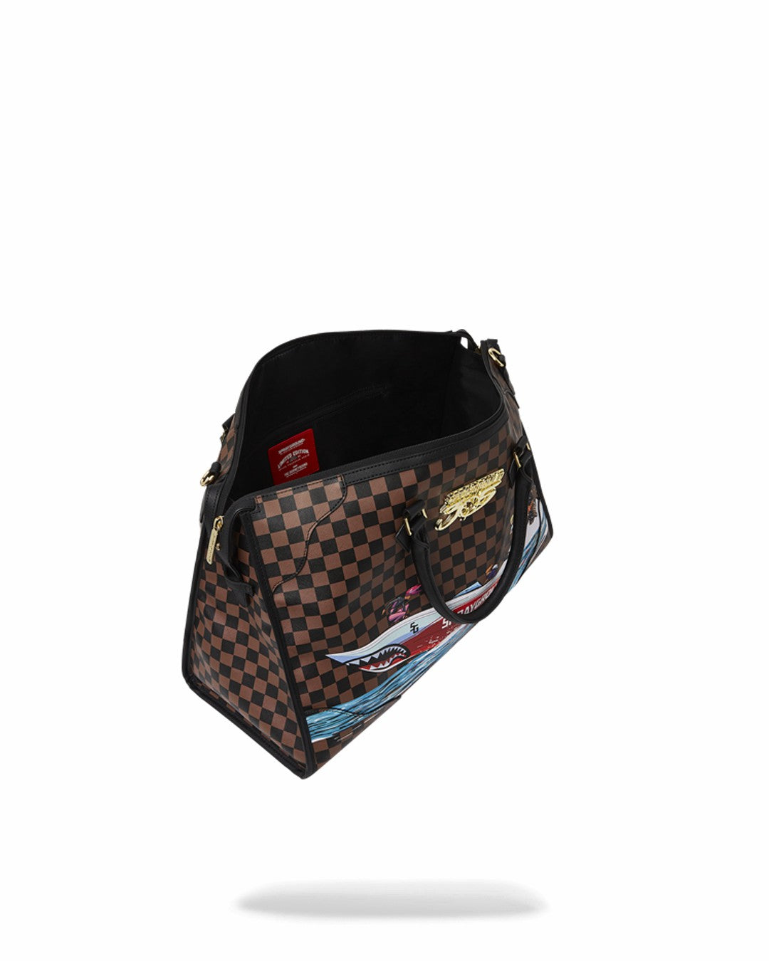 THE 305 SPEEDBOAT GETAWAY PYRAMID DUFFLE | Sprayground for sale