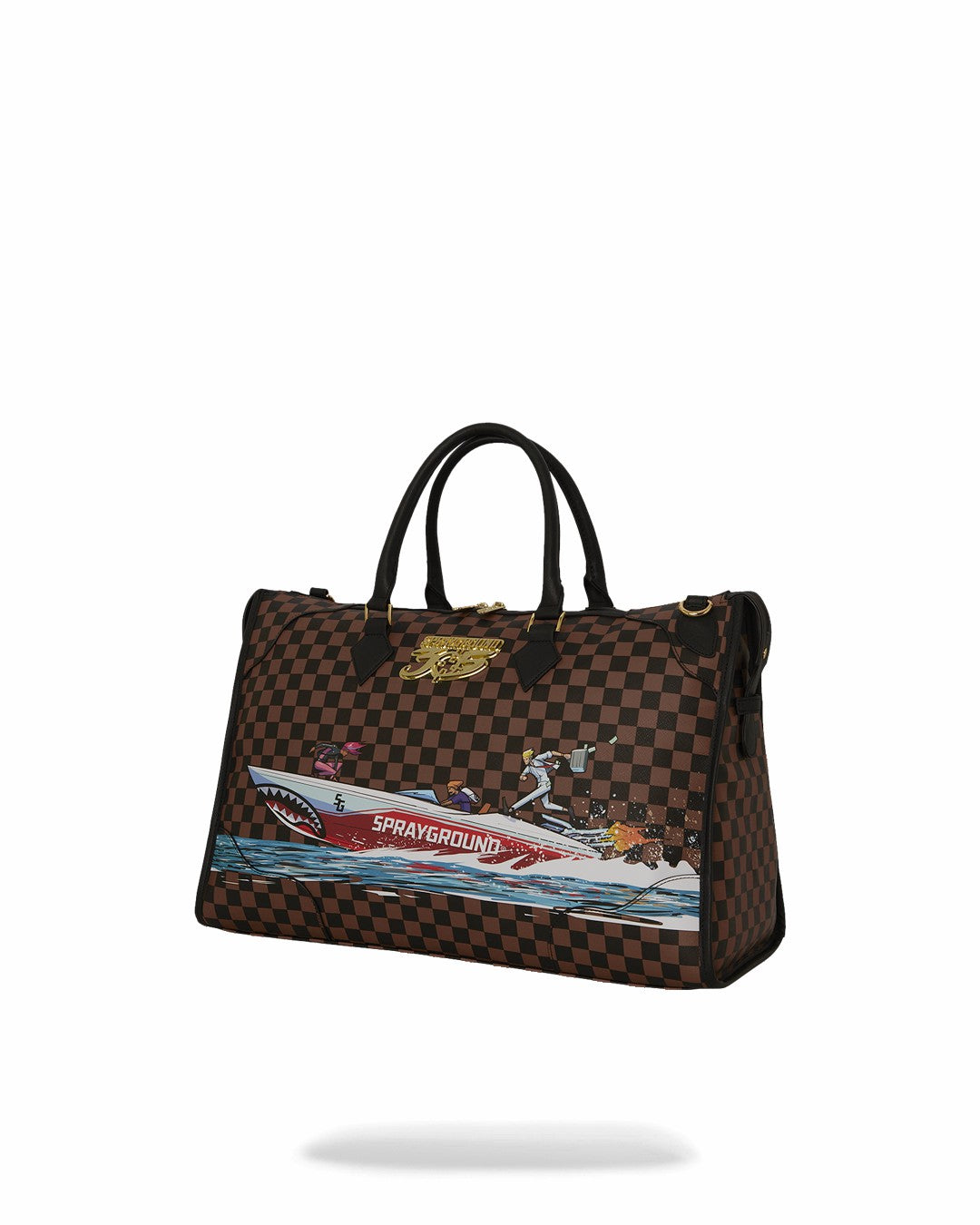 THE 305 SPEEDBOAT GETAWAY PYRAMID DUFFLE | Sprayground for sale