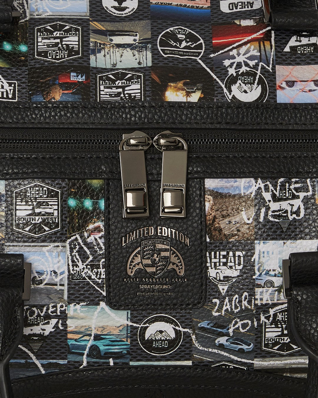 PORSCHE AHEAD COLLAB DUFFLE - LIMITED EDITION | Sprayground Clearance