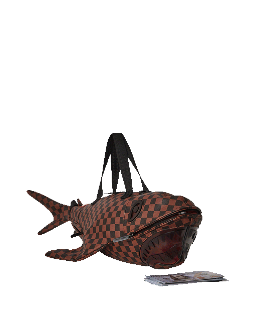 SHARKS IN PARIS CLEAR FOR TAKEOFF SHARK MEDIUM DUFFLE | Sprayground sale