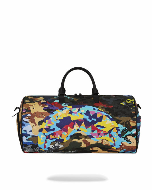 SLICED AND DICED CAMO DUFFLE | Sprayground Near Me