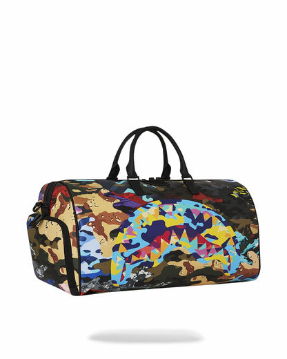 SLICED AND DICED CAMO DUFFLE | Sprayground Near Me