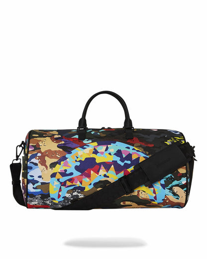 SLICED AND DICED CAMO DUFFLE | Sprayground Near Me