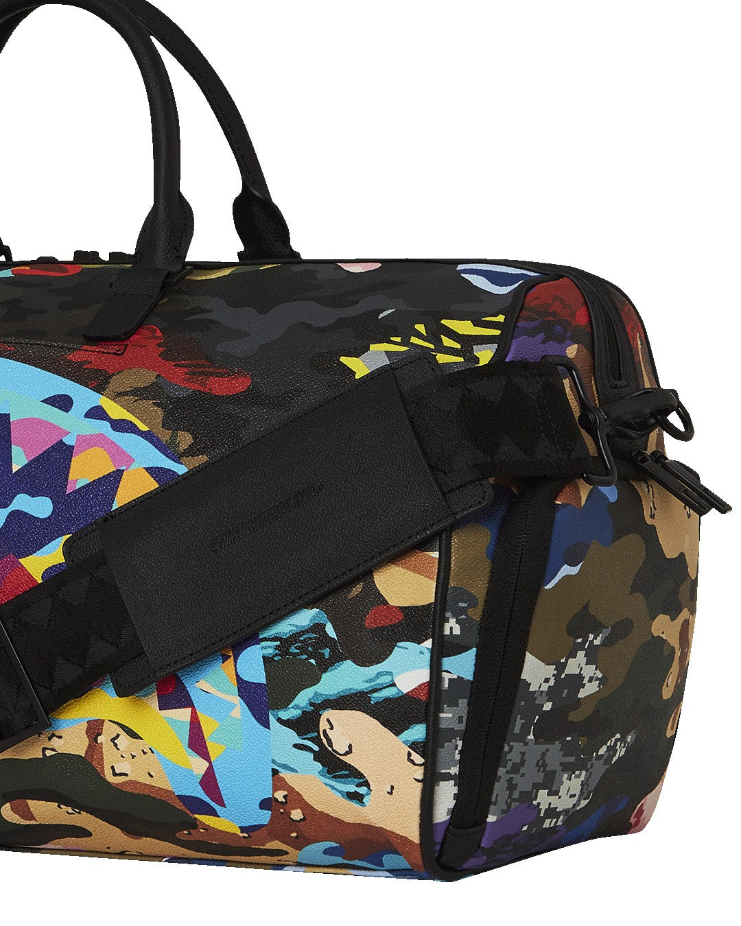 SLICED AND DICED CAMO DUFFLE | Sprayground Near Me