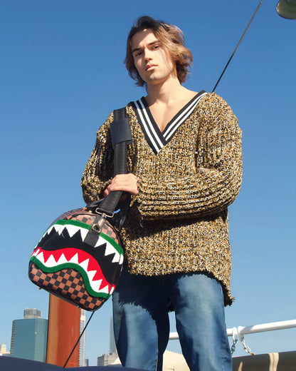 ROMEO AIR ITALIA SHARK DUFFLE | Sprayground Online