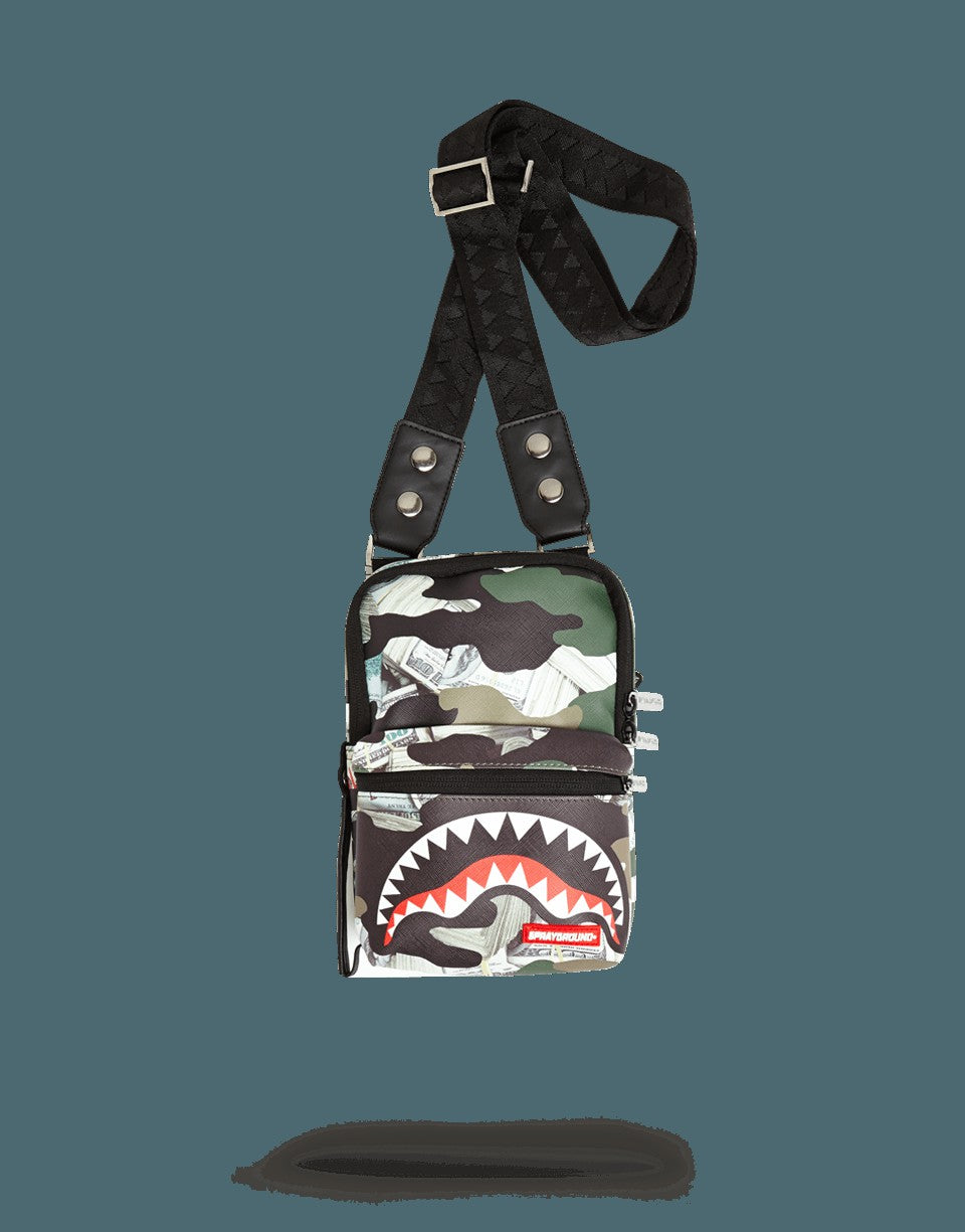 CAMO MONEY SHARK SLING | Sprayground Discount