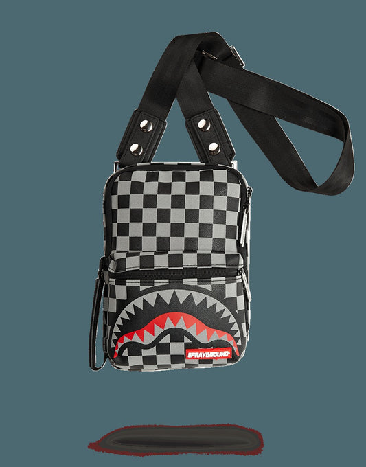 REFLECTIVE SHARKS IN PARIS SLING | Sprayground Clearance