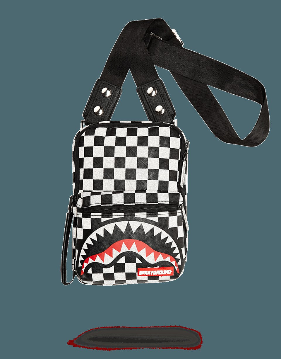 REFLECTIVE SHARKS IN PARIS SLING | Sprayground Clearance