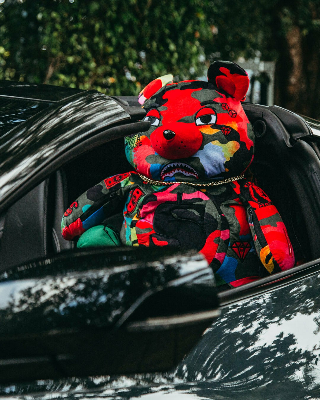 CAMOBURST MONEYBEAR TEDDYBEAR BACKPACK | Sprayground US