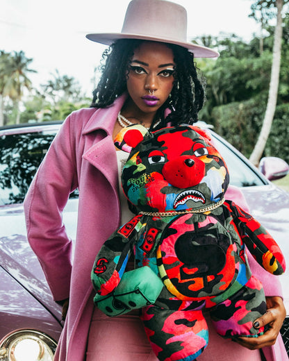 CAMOBURST MONEYBEAR TEDDYBEAR BACKPACK | Sprayground US