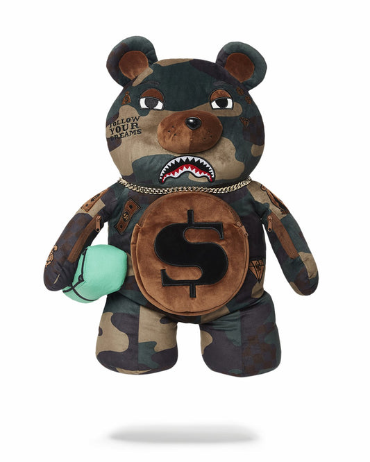 CAMOCHECK MONEYBEAR TEDDYBEAR BACKPACK | Sprayground for sale