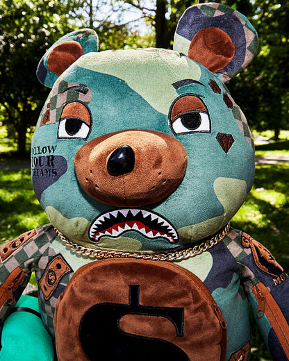 CAMOCHECK MONEYBEAR TEDDYBEAR BACKPACK | Sprayground for sale
