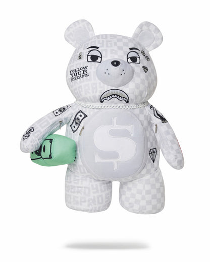 SPLIT THE CHECK (PEARL) MONEYBEAR TEDDYBEAR BACKPACK | Sprayground Online