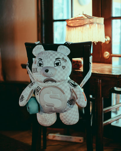 SPLIT THE CHECK (PEARL) MONEYBEAR TEDDYBEAR BACKPACK | Sprayground Online
