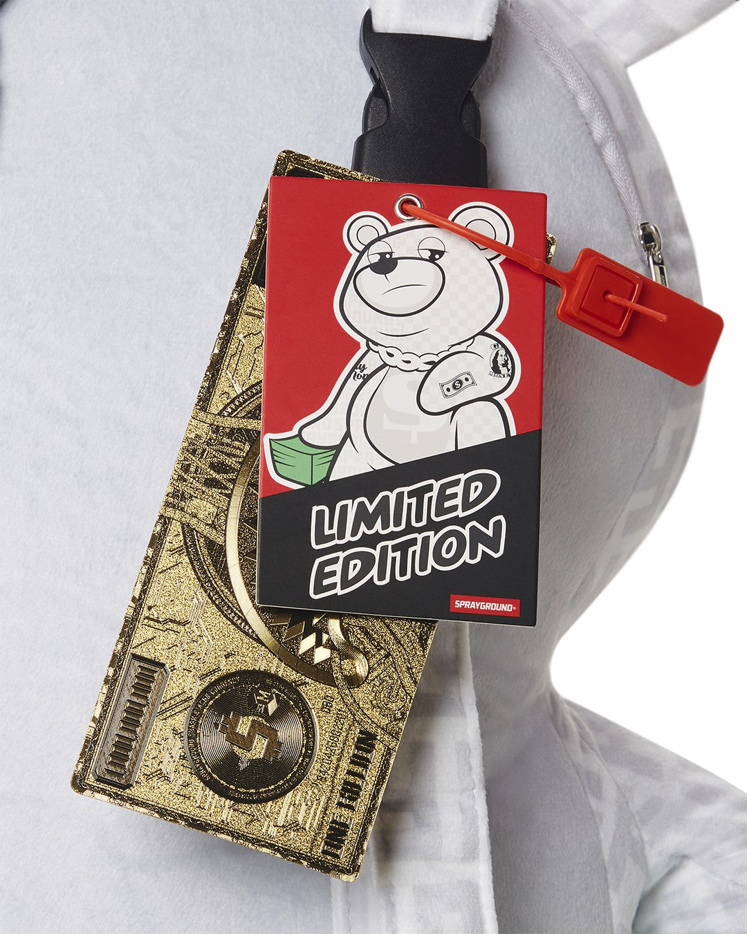 SPLIT THE CHECK (PEARL) MONEYBEAR TEDDYBEAR BACKPACK | Sprayground Online