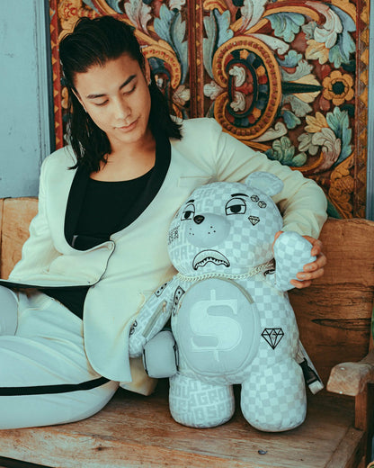 SPLIT THE CHECK (PEARL) MONEYBEAR TEDDYBEAR BACKPACK | Sprayground Online