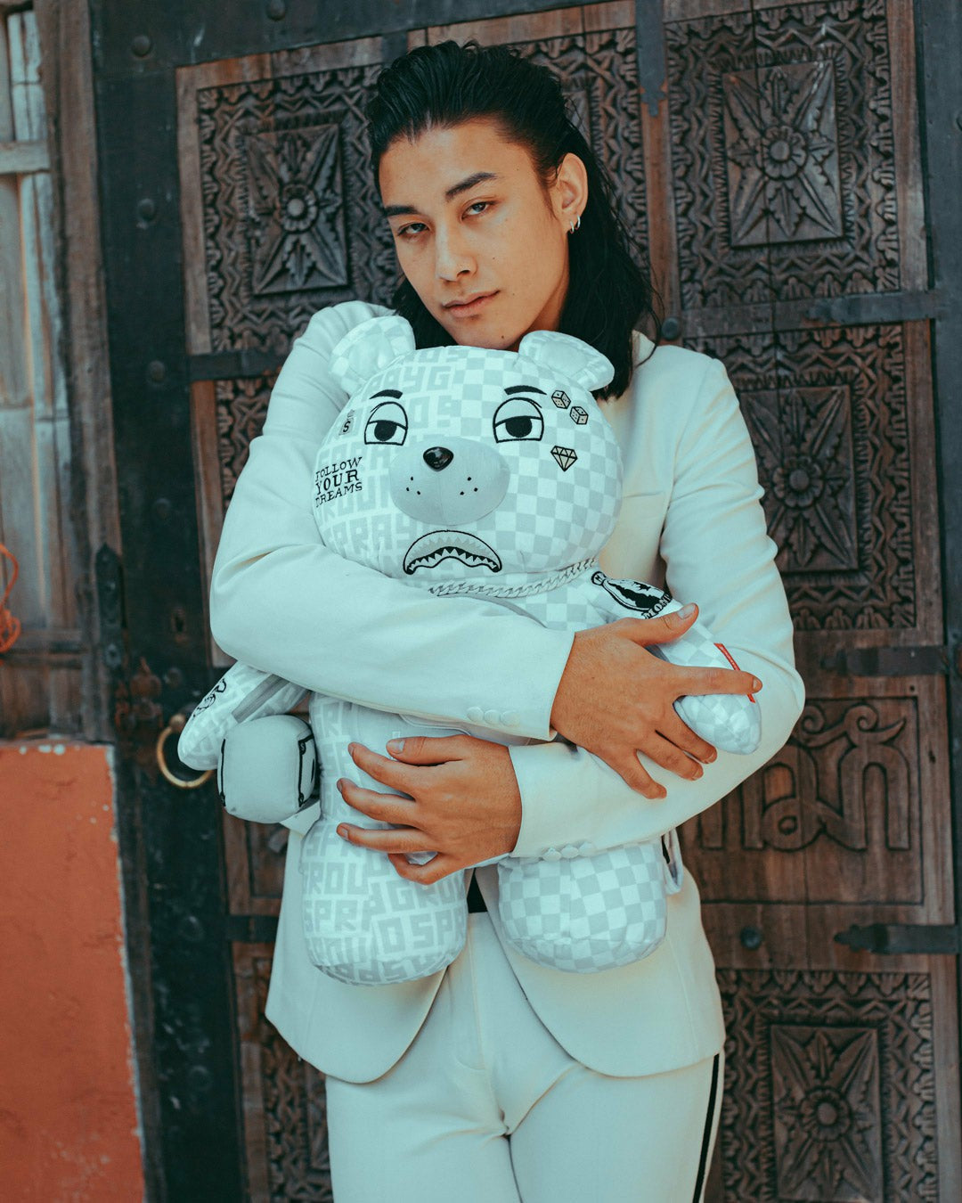SPLIT THE CHECK (PEARL) MONEYBEAR TEDDYBEAR BACKPACK | Sprayground Online