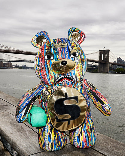 THE GOLDEN AGE MONEYBEAR TEDDYBEAR BACKPACK | Sprayground sale