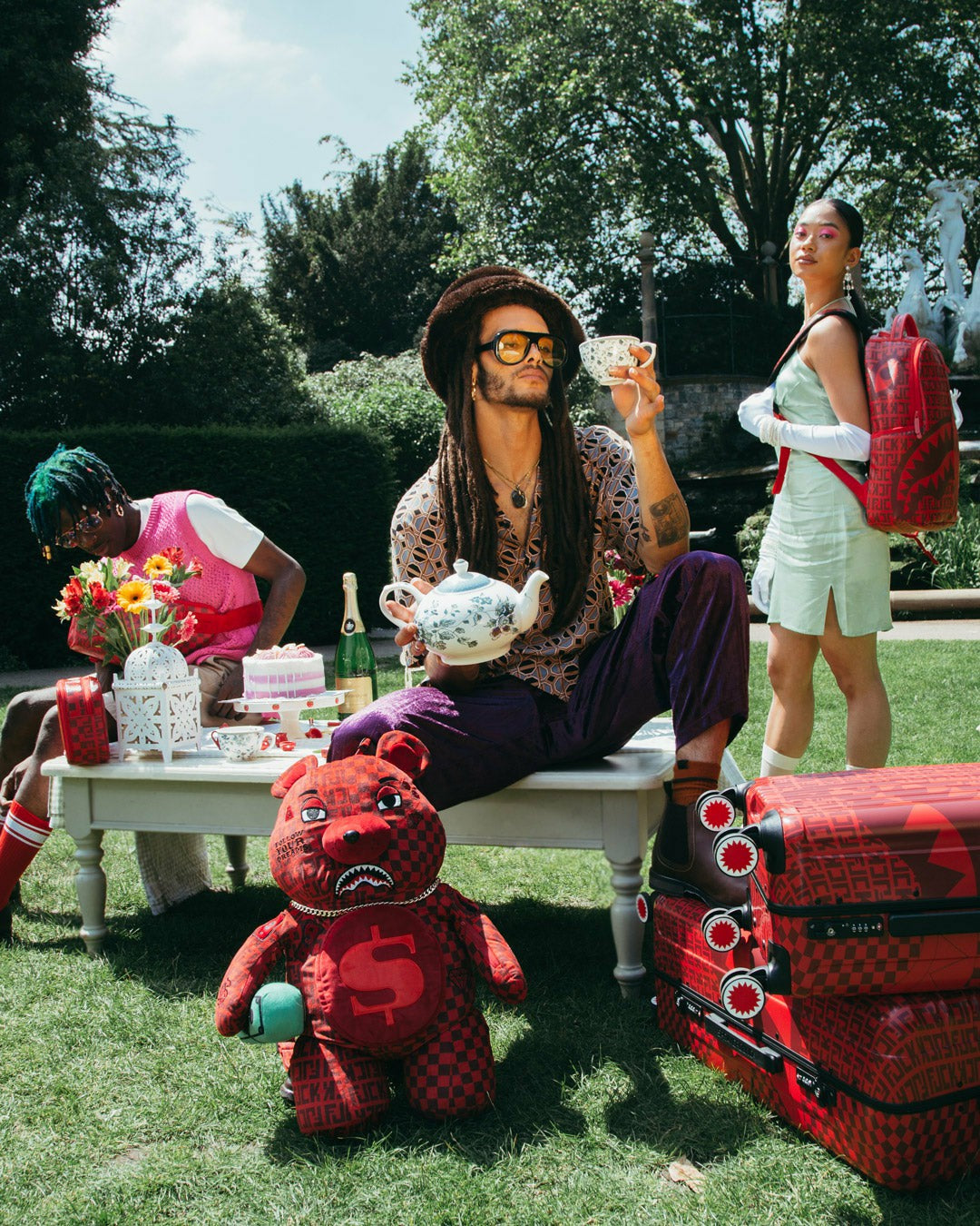 VENI VIDI VICI MONEYBEAR TEDDYBEAR BACKPACK | Sprayground Discount