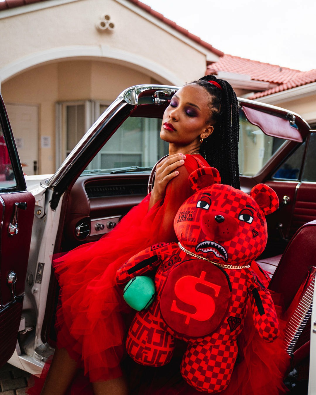 VENI VIDI VICI MONEYBEAR TEDDYBEAR BACKPACK | Sprayground Discount