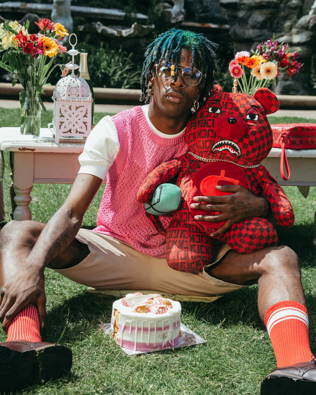 VENI VIDI VICI MONEYBEAR TEDDYBEAR BACKPACK | Sprayground Discount