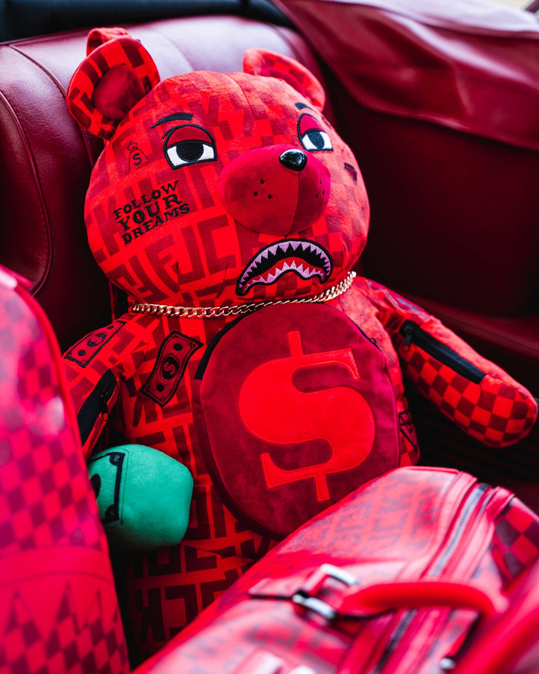 VENI VIDI VICI MONEYBEAR TEDDYBEAR BACKPACK | Sprayground Discount
