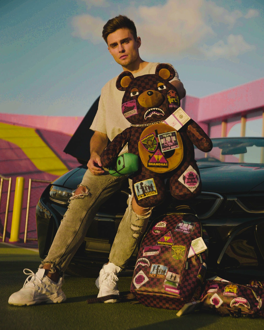 GLOBAL MOGUL MONEYBEAR TEDDYBEAR BACKPACK | Sprayground Near Me
