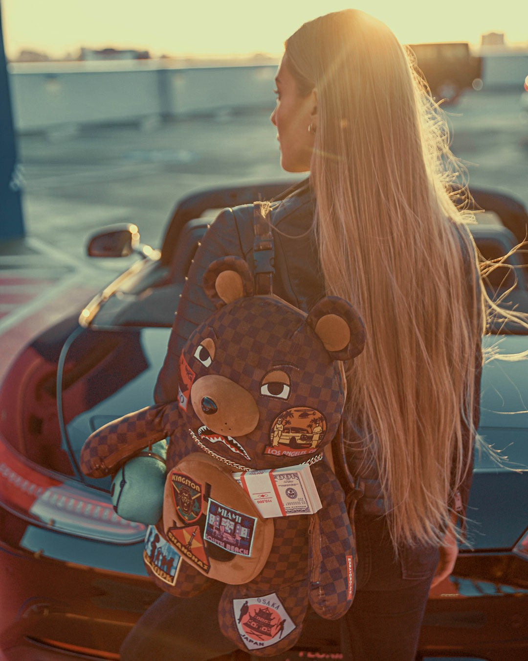 GLOBAL MOGUL MONEYBEAR TEDDYBEAR BACKPACK | Sprayground Near Me