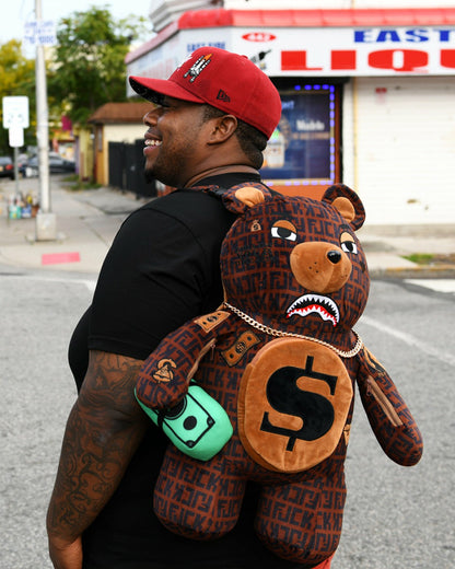 OFFENDED MONEYBEAR TEDDYBEAR BACKPACK | Sprayground sale