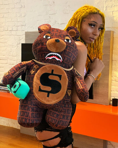 OFFENDED MONEYBEAR TEDDYBEAR BACKPACK | Sprayground sale