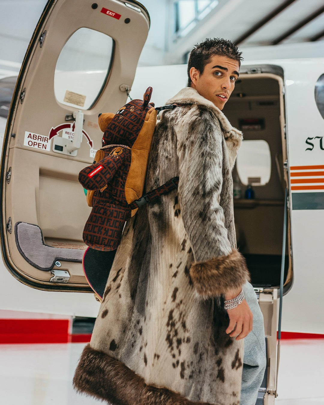 OFFENDED MONEYBEAR TEDDYBEAR BACKPACK | Sprayground sale