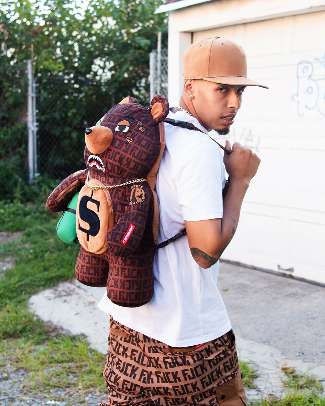 OFFENDED MONEYBEAR TEDDYBEAR BACKPACK | Sprayground sale